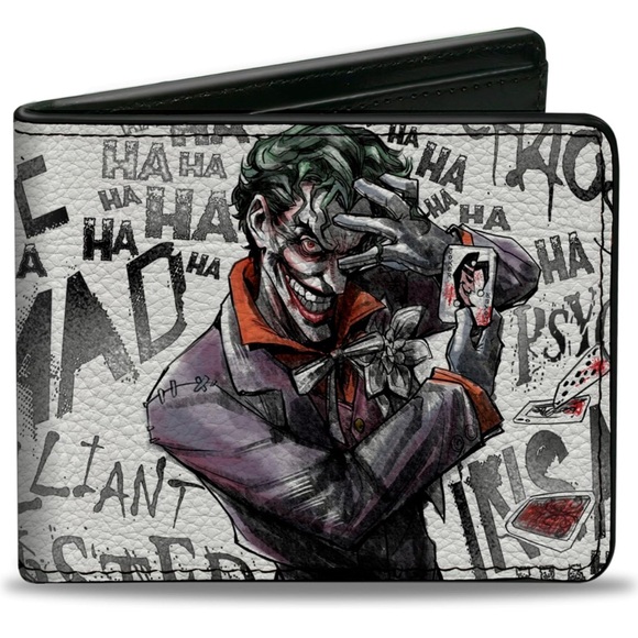Other - ~Joker Graphic DC Comic: PU Leather Bi-Fold Wallet-Never Used~